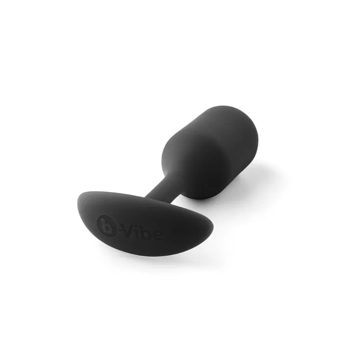 Bvibe Snug Plug 2 Weighted Silicone Butt Plug 5 oz Black bVibe Anal
