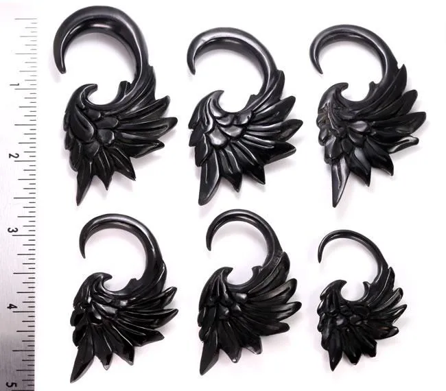 HAWKNESS 2 Wholesale Horn Hanger Organic Body Jewelry 12g 00g Price Per 1 Elementals Organics Female Sex Toys
