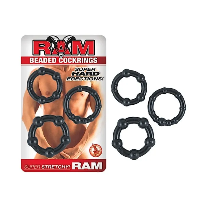 Fairvillacom Beaded C Ring 3 Pack Set Male Sex Toys
