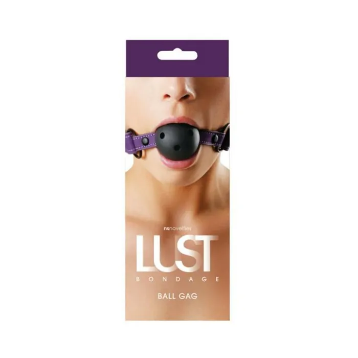 Lust Bondage Ball Gag Purple OS Fairvillacom Vibrators