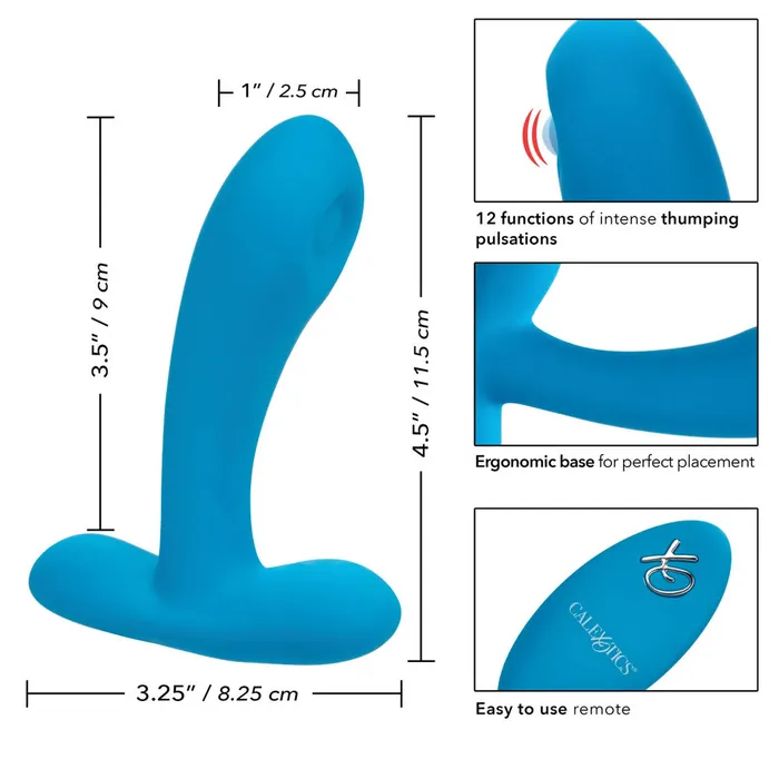 Remote Controlled Pulsing Pleaser Vibrator California Exotic Couples Remote Controlled Pulsing Pleaser Vibrator California Exotic Couples